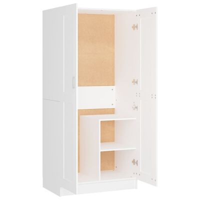 vidaXL Wardrobe White 32.5"x20.3"x70.9" Engineered Wood