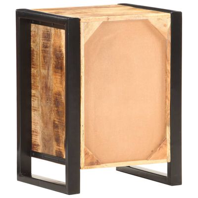 vidaXL Bedside Cabinet 15.7"x13.8"x21.7" Solid Mango Wood