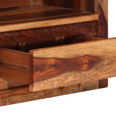 vidaXL TV Stand 34.6"x11.8"x15.7" Solid Wood