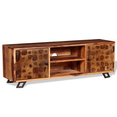 vidaXL TV Stand Solid Wood Sheesham 47.2"x11.8"x15.7"