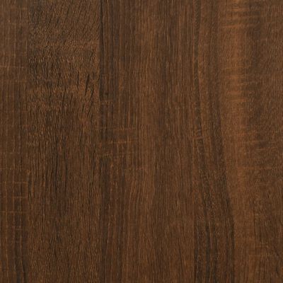 vidaXL Bookcase 5-Tier Brown Oak 15.7"x11.8"x60.6" Engineered Wood