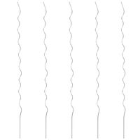 vidaXL 5 pcs Spiral Plant Supports 43.3" Galvanized Steel