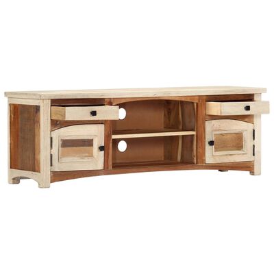 vidaXL TV Stand 47.2"x11.8"x15.7" Solid Wood Reclaimed