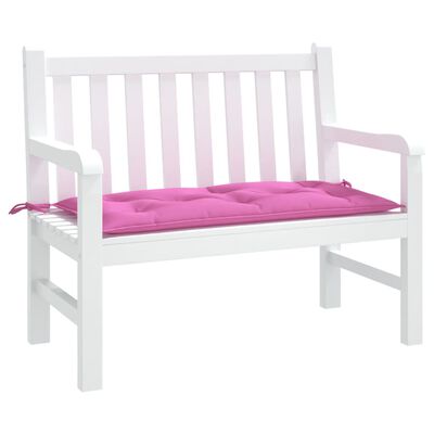 vidaXL Garden Bench Cushion Pink 39.4"x19.7"x2.8" Oxford Fabric