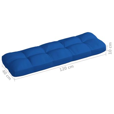 vidaXL Pallet Sofa Cushions 7 pcs Royal Blue