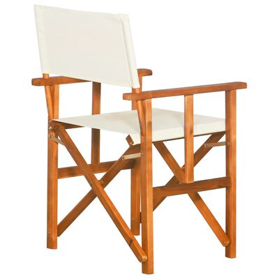 vidaXL Director's Chair Solid Acacia Wood