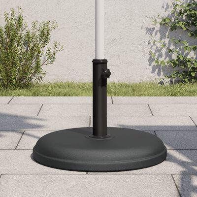 vidaXL Parasol Base for Ø1.3"/1.4"/1.5" Poles 33.1 lb Round