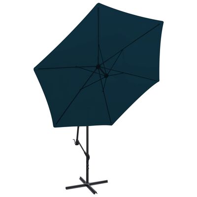 vidaXL Cantilever Garden Parasol 118.1" Blue