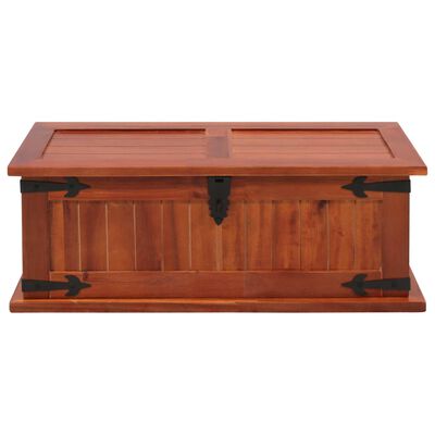 vidaXL Storage Chest 23.6"x9.8"x8.7" Solid Acacia Wood