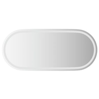 vidaXL LED Bathroom Mirror 39.4"x17.7" Oval