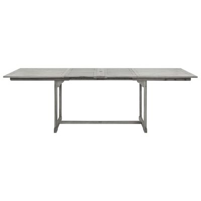 vidaXL Patio Dining Table (63"-94.5")x39.4"x29.5" Solid Acacia Wood