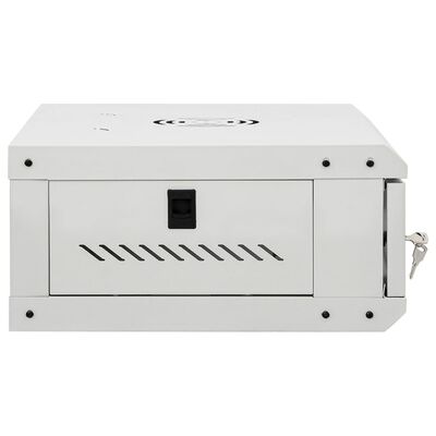 vidaXL 4U Wall Mounted Network Cabinet 19" IP20 20.9"x15.7"x8.3"