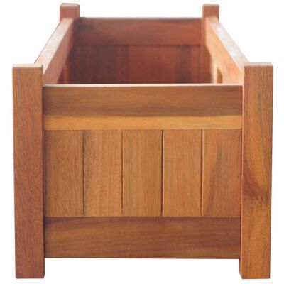 vidaXL Garden Raised Beds 2 pcs Acacia Wood 39.4"x11.8"x9.8"