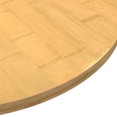 vidaXL Table Top Ø23.6"x0.6" Bamboo