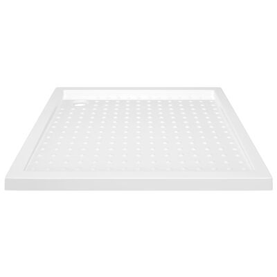 vidaXL Shower Base Tray with Dots White 31.5"x31.5"x1.6" ABS