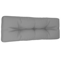 vidaXL Pallet Cushion Gray 47.2"x15.7"x4.7" Fabric