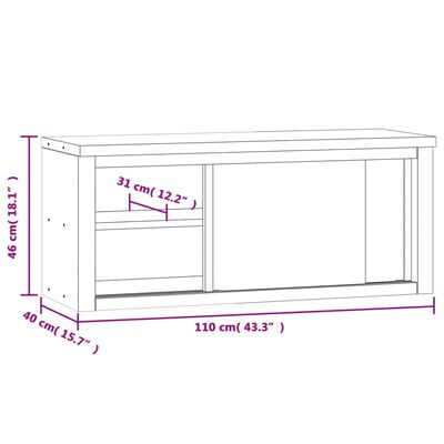 vidaXL Kitchen Wall Cabinet with Sliding Doors Stainless Steel