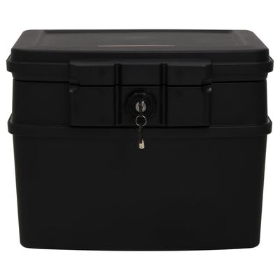 vidaXL Safe Box Black 17.3"x14.6"x13.4"