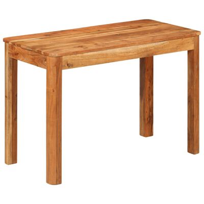 vidaXL Dining Table 43.3"x21.7"x29.9" Solid Wood Acacia