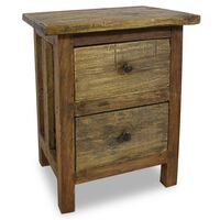 vidaXL Nightstand Solid Reclaimed Wood 15.7"x11.8"x20.1"