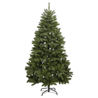 vidaXL Artificial Hinged Christmas Tree 300 LEDs & Ball Set 94.5"