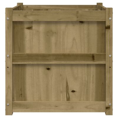 vidaXL Garden Planter 23.6"x23.6"x23.6" Impregnated Wood Pine