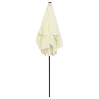 vidaXL Beach Umbrella Sand Yellow 70.9"x47.2"