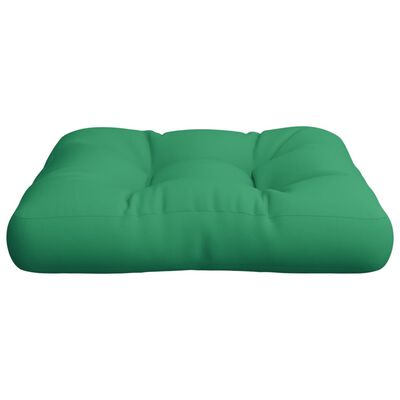 vidaXL Pallet Cushion Green 19.7"x19.7"x4.7" Fabric