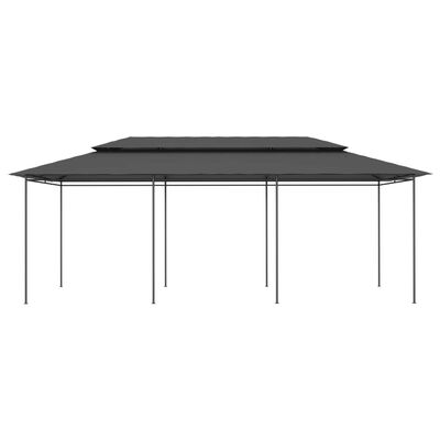 vidaXL Gazebo 236.2"x117.3"x106.3" Anthracite