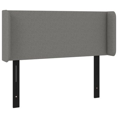 vidaXL Headboard with Ears Dark Gray 40.6"x6.3"x30.7"/34.6" Fabric