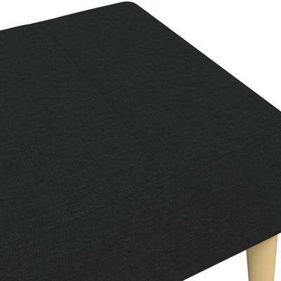 vidaXL Footstool Black 30.3"x21.7"x12.2" Fabric