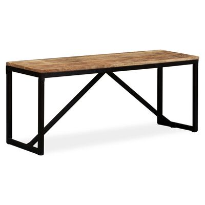 vidaXL Bench Solid Mango Wood 43.3"x13.8"x17.7"