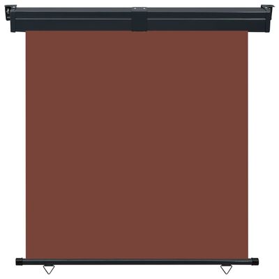 48441 vidaXL Balcony Side Awning 68.9"x98.4" Brown