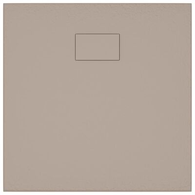 vidaXL Shower Base Tray SMC Brown 35.4"x35.4"