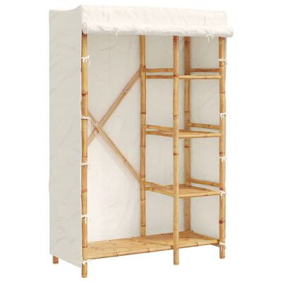 vidaXL Wardrobe 43.3"x17.7"x66.9" Bamboo