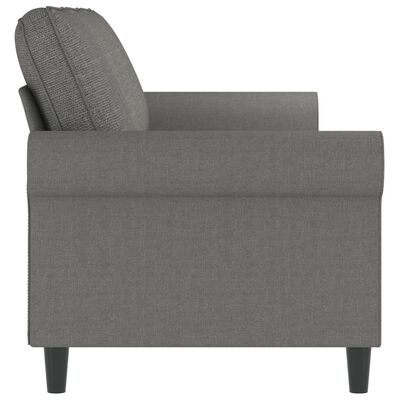 vidaXL 3-Seater Sofa Dark Gray 70.9" Fabric