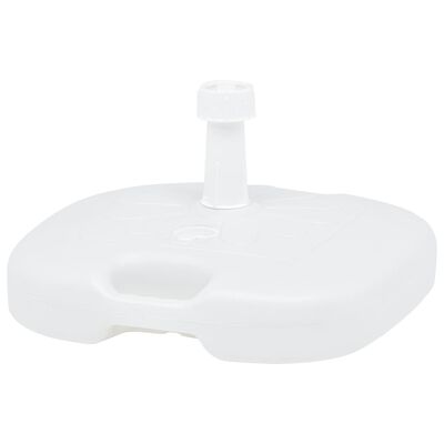 vidaXL Umbrella Base Sand/Water Filled 4.2 gal White Plastic