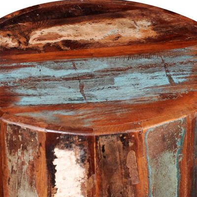 vidaXL Stool Solid Reclaimed Wood