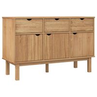 vidaXL Sideboard OTTA 44.9"x16.9"x28.9" Solid Wood Pine