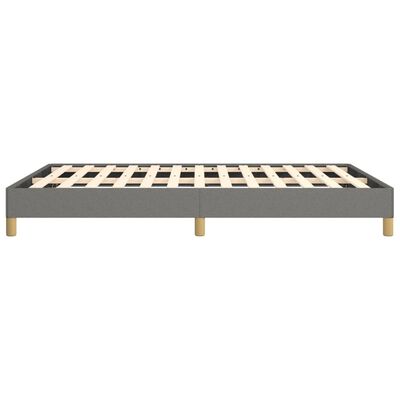 vidaXL Bed Frame Dark Gray 53.9"x74.8" Full Fabric