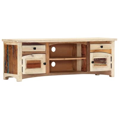 vidaXL TV Stand 47.2"x11.8"x15.7" Solid Wood Reclaimed