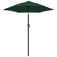 vidaXL Parasol Green 78.7"x83.1" Aluminum