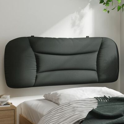 vidaXL Headboard Cushion Dark Gray 39.4" Fabric