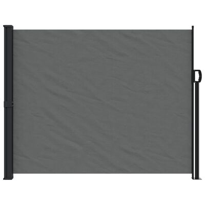 vidaXL Retractable Side Awning Anthracite 63"x236.2"