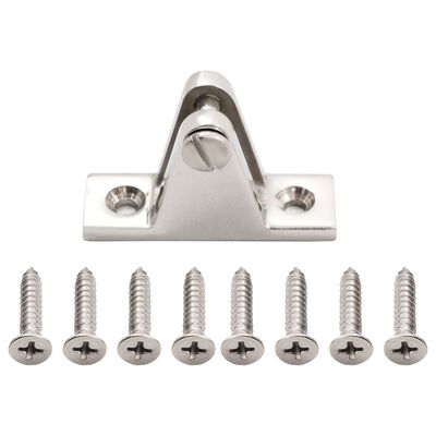 vidaXL Boat Deck Hinges for Bimini Top 4 pcs Stainless Steel