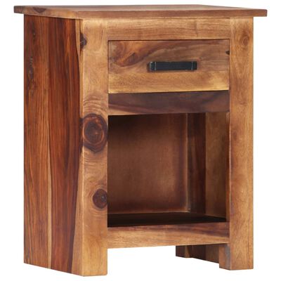 vidaXL Nightstand 15.7"x11.8"x19.6" Solid Wood