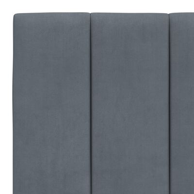 vidaXL Headboard Cushion Dark Gray 72" Velvet