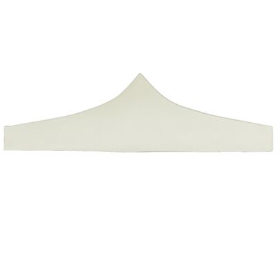 vidaXL Party Tent Roof 9.8'x9.8' Cream