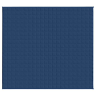 vidaXL Weighted Blanket Blue 86.6"x94.5" 33.1 lb Fabric