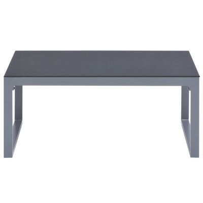 vidaXL Coffee Table 35.4"x19.7"x15.7" Aluminum